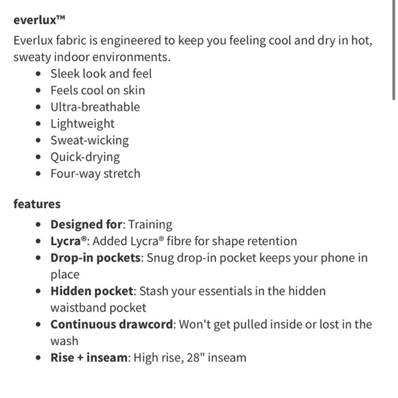 Lululemon Women’s Invigorate High-Rise Tight 28" Leggings Size 10 - Picture 11 of 11